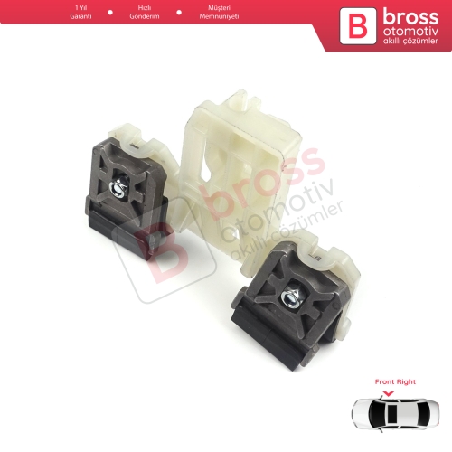 Skoda Fabia MK2 5J MG 542 545 2006-2014 5-Kapı 5J1837402 İçin Elektrikli Ön Sağ Cam Kriko Tamir Klipsi