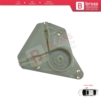 VW Polo MK4 6Q 9A 9N 9N3 2001-2009 HB 5-Kapı 9A4 2002-2018 4-Door Sedan İçin Ön Sağ Cam Kriko Motor Tamir Makara Yuvası