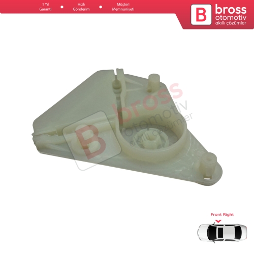 VW Polo MK4 6Q 9A 9N 9N3 2001-2009 HB 5-Kapı 9A4 2002-2018 4-Door Sedan İçin Ön Sağ Cam Kriko Motor Tamir Makara Yuvası