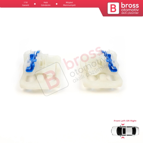 Audi A4 S4 B8 Q7 MK1 4L Skoda Octavia MK3 5E 4/5 Kapı İçin Elektrikli Ön Cam Kriko Tamir Klipsi 1+2