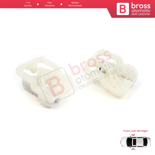 Audi A4 S4 B8 Q7 MK1 4L Skoda Octavia MK3 5E 4/5 Kapı İçin Elektrikli Ön Cam Kriko Tamir Klipsi 1+2