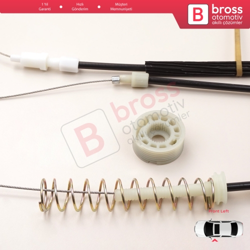 VW EOS 1F7 1F8 2006-2015  2-Kapı Coupe Convertible CC 1Q0837461 İçin Elektrikli Sol Cam Kriko Tamir Seti