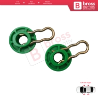Saab 9-3 9-5 MK1 900 MK2 Volvo 740 850 940 960 S70 S90 V70 V90 XC70 MK1 4493433 için Makaslı Tip Cam Kriko Kayar Pivot Kılavuz Klipsi