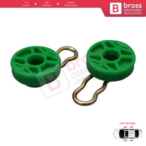 Saab 9-3 9-5 MK1 900 MK2 Volvo 740 850 940 960 S70 S90 V70 V90 XC70 MK1 4493433 için Makaslı Tip Cam Kriko Kayar Pivot Kılavuz Klipsi