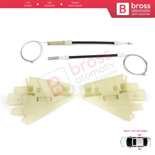Alfa Romeo 159 939 2005-2011 4/5 Kapı 71740123 71740124 İçin Elektrikli Arka Sağ veya Sol Kapı Cam Kriko Tamir Seti