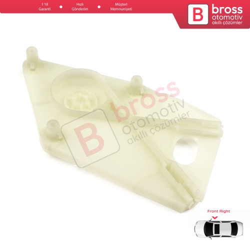 VW Polo Vento MK5 6R 6C 61 2009-2022 4/5 Kapı 6R4837462 İçin Ön Sağ Cam Kriko Motor Makara Kapağı 