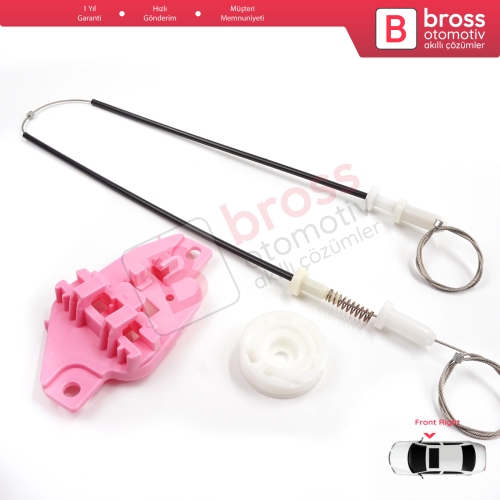 Hyundai Starex H-1 Grand MK2 TQ 2007–2024 824044H010 İçin Elektrikli Ön Sağ Cam Kriko Tamir Seti