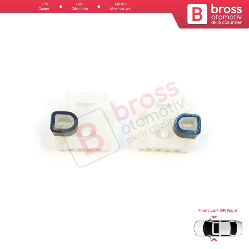 VW New Beetle C1 Seat Toledo MK2 1M2 Leon MK1 1M1 Skoda Fabia MK1 6Y Praktik İçin Ön Cam Kriko Tamir Klipsi A+B