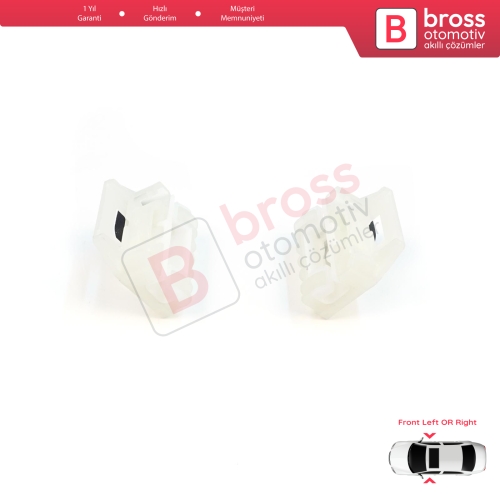 VW New Beetle C1 Seat Toledo MK2 1M2 Leon MK1 1M1 Skoda Fabia MK1 6Y Praktik İçin Ön Cam Kriko Tamir Klipsi A+B