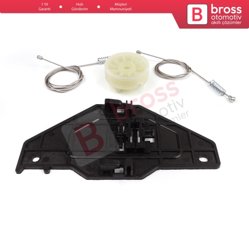 Peugeot Partner Citroen Berlingo MK2 B9 2008-2018 Tepee Multispace 9222EQ İçin Elektrikli Ön Sağ Cam Kriko Tamir Seti
