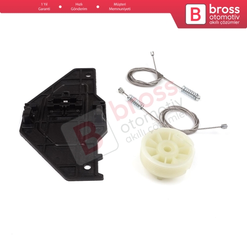 Peugeot Partner Citroen Berlingo MK2 B9 2008-2018 Tepee Multispace 9222EQ İçin Elektrikli Ön Sağ Cam Kriko Tamir Seti