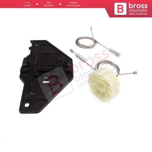 Peugeot Partner Citroen Berlingo MK2 B9 2008-2018 Tepee Multispace 9222EQ İçin Elektrikli Ön Sağ Cam Kriko Tamir Seti
