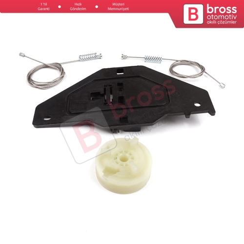 Peugeot Partner Citroen Berlingo MK2 B9 2008-2018 Tepee Multispace 9222EQ İçin Elektrikli Ön Sağ Cam Kriko Tamir Seti
