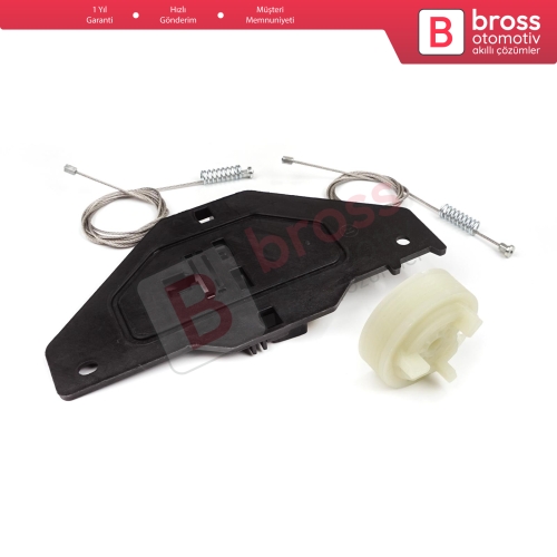 Peugeot Partner Citroen Berlingo MK2 B9 2008-2018 Tepee Multispace 9222EQ İçin Elektrikli Ön Sağ Cam Kriko Tamir Seti
