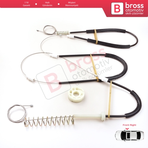Porsche 911 996 1997-2005 Boxster 986 1996-2004 99654201605 İçin Elektrikli Ön Sağ Cam Kriko Tamir Seti
