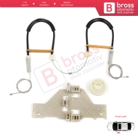 Citroen C4 MK1 LC LR 2004-2014 4/5 Kapı 9221V1 İçin Elektrikli Ön Sol Cam Kriko Tamir Seti
