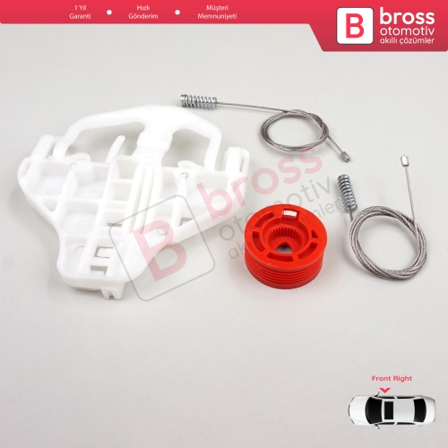 Dodge Nitro 2006-2012 68004820AA İçin Elektrikli Ön Sağ Cam Kriko Tamir Seti