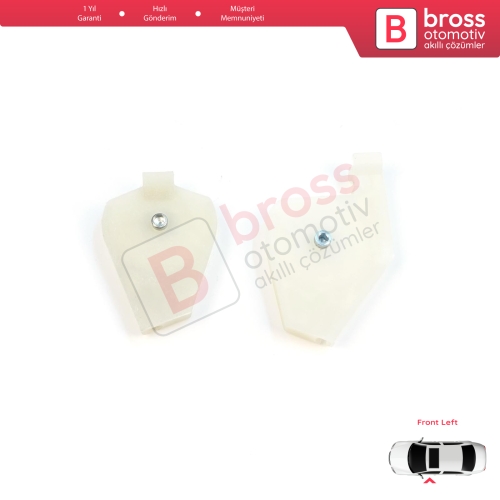 Fiat Doblo MK1 MPV Van 119 223 2001-2010 51718404 İçin Ön Sol Cam Kriko Tamir Köşe Makarası 1+2