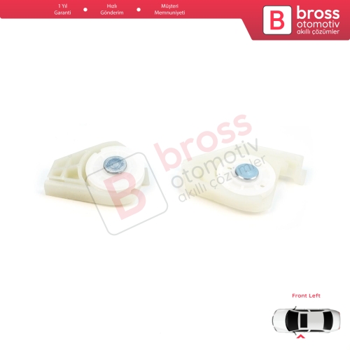 Fiat Doblo MK1 MPV Van 119 223 2001-2010 51718404 İçin Ön Sol Cam Kriko Tamir Köşe Makarası 1+2