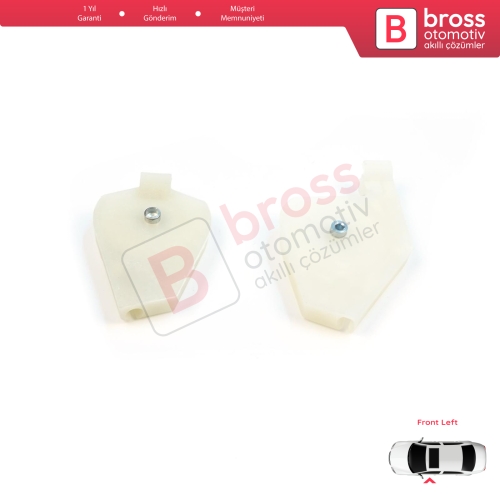 Fiat Doblo MK1 MPV Van 119 223 2001-2010 51718404 İçin Ön Sol Cam Kriko Tamir Köşe Makarası 1+2