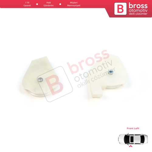 Fiat Doblo MK1 MPV Van 119 223 2001-2010 51718404 İçin Ön Sol Cam Kriko Tamir Köşe Makarası 1+2