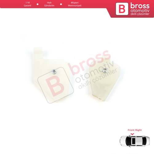 Fiat Doblo MK1 MPV Van 119 223 2001-2010 51718403 İçin Ön Sağ Cam Kriko Tamir Köşe Makarası 1+2