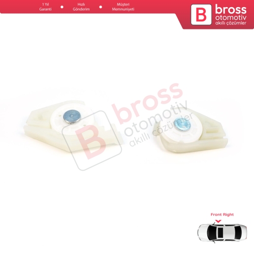 Fiat Doblo MK1 MPV Van 119 223 2001-2010 51718403 İçin Ön Sağ Cam Kriko Tamir Köşe Makarası 1+2