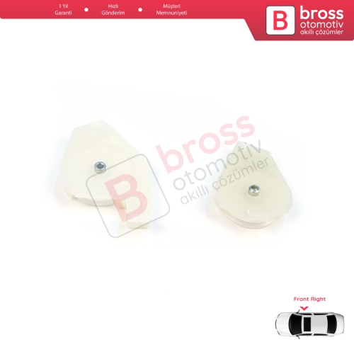 Fiat Doblo MK1 MPV Van 119 223 2001-2010 51718403 İçin Ön Sağ Cam Kriko Tamir Köşe Makarası 1+2