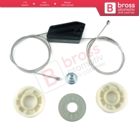 Mini Cooper R52 R57 2004-2015 Cabrio Convertible 51377111017 51377111018 İçin Elektrikli Arka Cam Kriko Tamir Seti