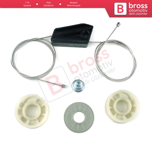 Mini Cooper R52 R57 2004-2015 Cabrio Convertible 51377111017 51377111018 İçin Elektrikli Arka Cam Kriko Tamir Seti