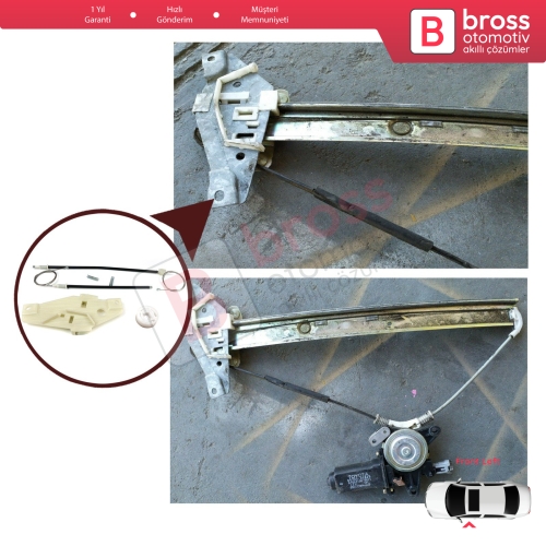 Toyota Corolla E10 AE100 E100 1991-1999 3/4/5 Kapı 6980212140 İçin Ön Sol Cam Kriko Tamir Seti