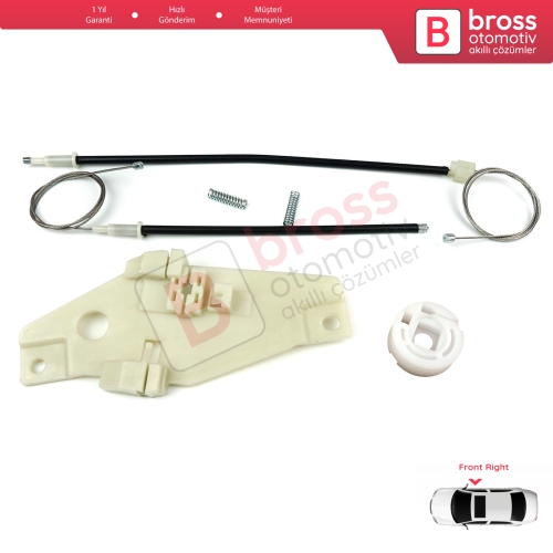 Toyota Corolla E10 AE100 E100 1991-1999 3/4/5 Kapı 6981002051 İçin Ön Sağ Cam Kriko Tamir Seti