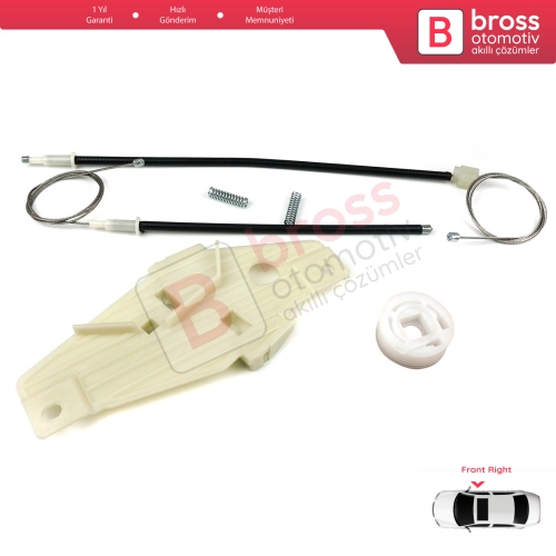 Toyota Corolla E10 AE100 E100 1991-1999 3/4/5 Kapı 6981002051 İçin Ön Sağ Cam Kriko Tamir Seti