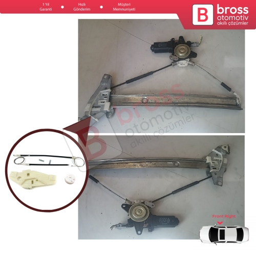 Toyota Corolla E10 AE100 E100 1991-1999 3/4/5 Kapı 6981002051 İçin Ön Sağ Cam Kriko Tamir Seti