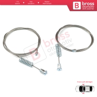 Peugeot 208 MK1 A9 CA CC 2012-2020 5-Kapı 9806088180 İçin Ön Cam Kriko Tamir Seti