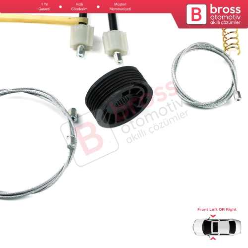 Mercedes C Class W205 S205 2013-2023 A2057204923 A2057209211 İçin Ön Cam Kriko Tamir Seti