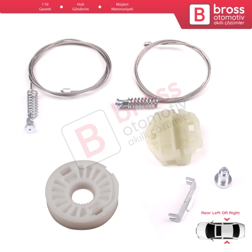 Opel Vectra B J96 1995-2004 4/5 Kapı 90520229 90520230 İçin Arka Cam Kriko Tamir Seti