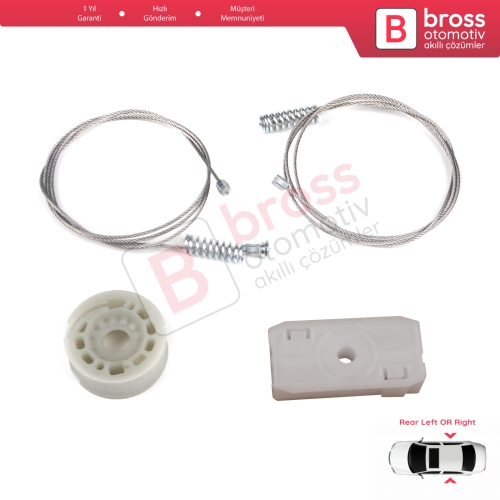BMW 3 Series E46 2-Kapı Convertible 1999-2006 M3 318 320 323 325 330 İçin Arka Cam Kriko Tamir Seti