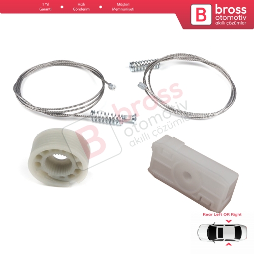 BMW 3 Series E46 2-Kapı Convertible 1999-2006 M3 318 320 323 325 330 İçin Arka Cam Kriko Tamir Seti