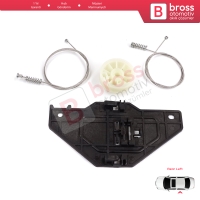 Citroen C4 Picasso Grand Picasso MK1 2006-2013 için Arka Sol Cam Kriko Tamir Seti 9682632180 