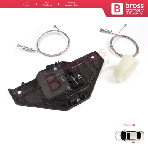Citroen C4 Picasso MK1 UD Grand UA 2006-2013 MPV 9223E0 İçin Elektrikli Arka Sol Cam Kriko Tamir Seti