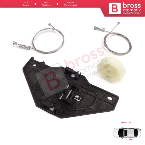 Citroen C4 Picasso MK1 UD Grand UA 2006-2013 MPV 9223E0 İçin Elektrikli Arka Sol Cam Kriko Tamir Seti