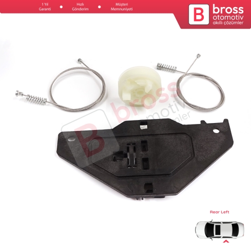 Citroen C4 Picasso MK1 UD Grand UA 2006-2013 MPV 9223E0 İçin Elektrikli Arka Sol Cam Kriko Tamir Seti