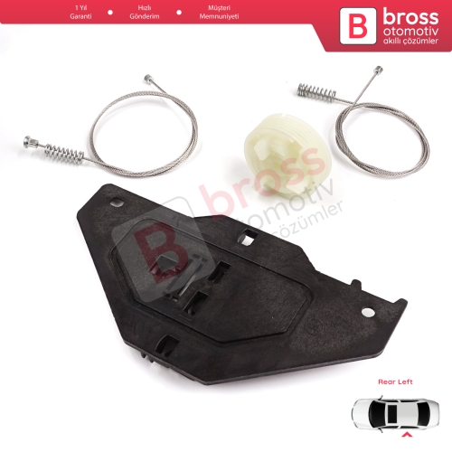 Citroen C4 Picasso MK1 UD Grand UA 2006-2013 MPV 9223E0 İçin Elektrikli Arka Sol Cam Kriko Tamir Seti