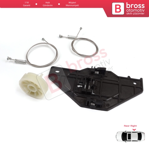 Citroen C4 Picasso MK1 UD Grand UA 2006-2013 MPV 9224E4 İçin Elektrikli Arka Sağ Cam Kriko Tamir Seti