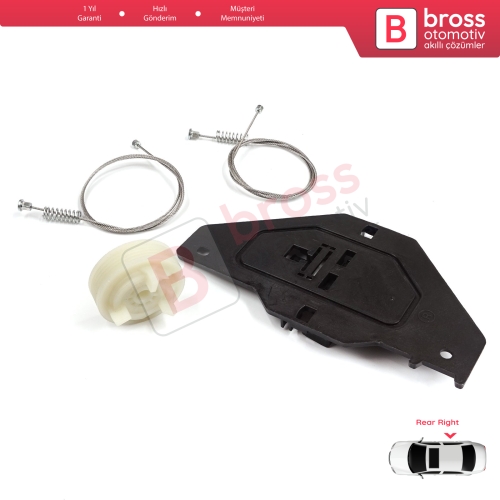 Citroen C4 Picasso MK1 UD Grand UA 2006-2013 MPV 9224E4 İçin Elektrikli Arka Sağ Cam Kriko Tamir Seti