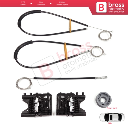 Land Rover Range Rover Sport MK2 L494 2013-2022 LR077816 İçin Ön Sol Kapı Cam Kriko Tamir Seti