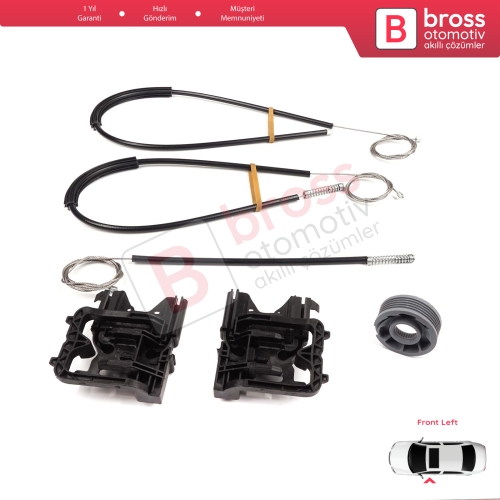 Land Rover Range Rover Sport MK2 L494 2013-2022 LR077816 İçin Ön Sol Kapı Cam Kriko Tamir Seti