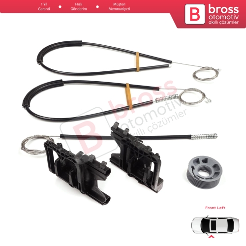 Land Rover Range Rover Sport MK2 L494 2013-2022 LR077816 İçin Ön Sol Kapı Cam Kriko Tamir Seti