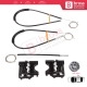 Land Rover Range Rover Sport MK2 L494 2013-2022 LR078870 İçin Arka Sağ Kapı Cam Kriko Tamir Seti